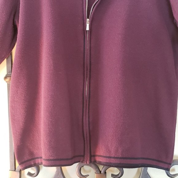 Ann Taylor Factory Zip-up Cardigan - Picture 3 of 7